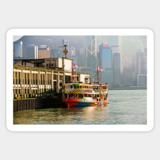 Star Ferry - Hong Kong Island - River Artwork Sticker